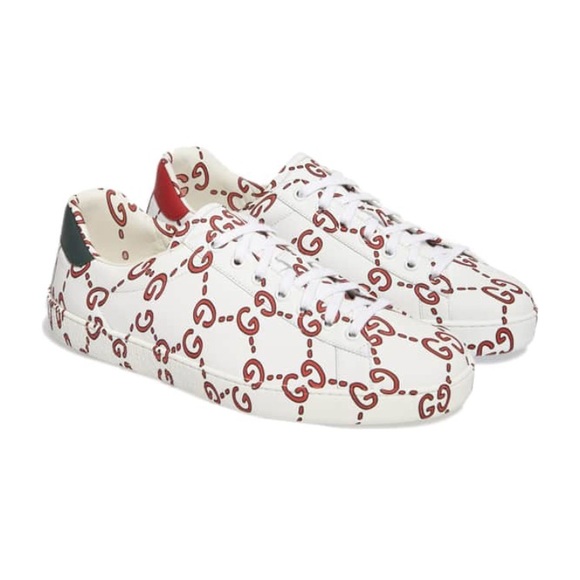 gucci shoes gg print